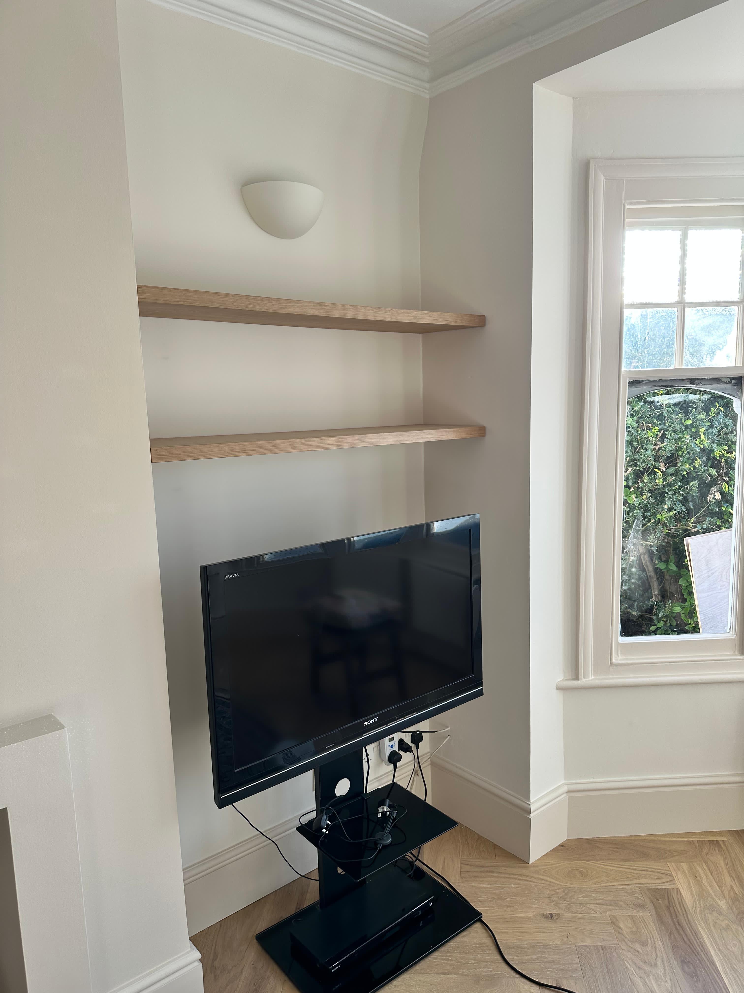 Custom carpentry work showcasing craftsmanship