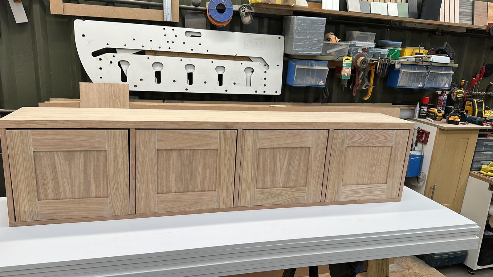 Custom joinery project with modern design