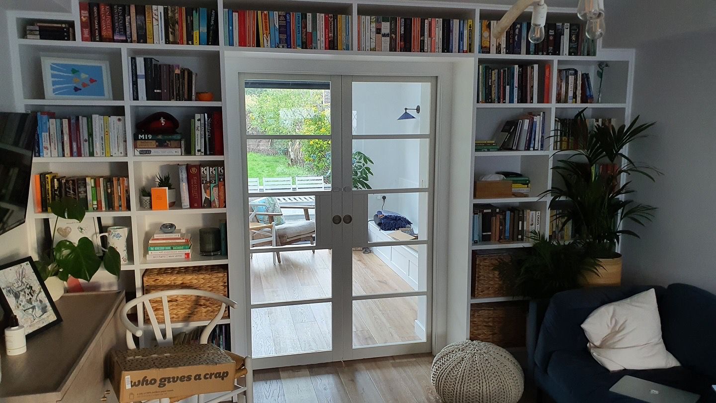 Contemporary custom woodwork project