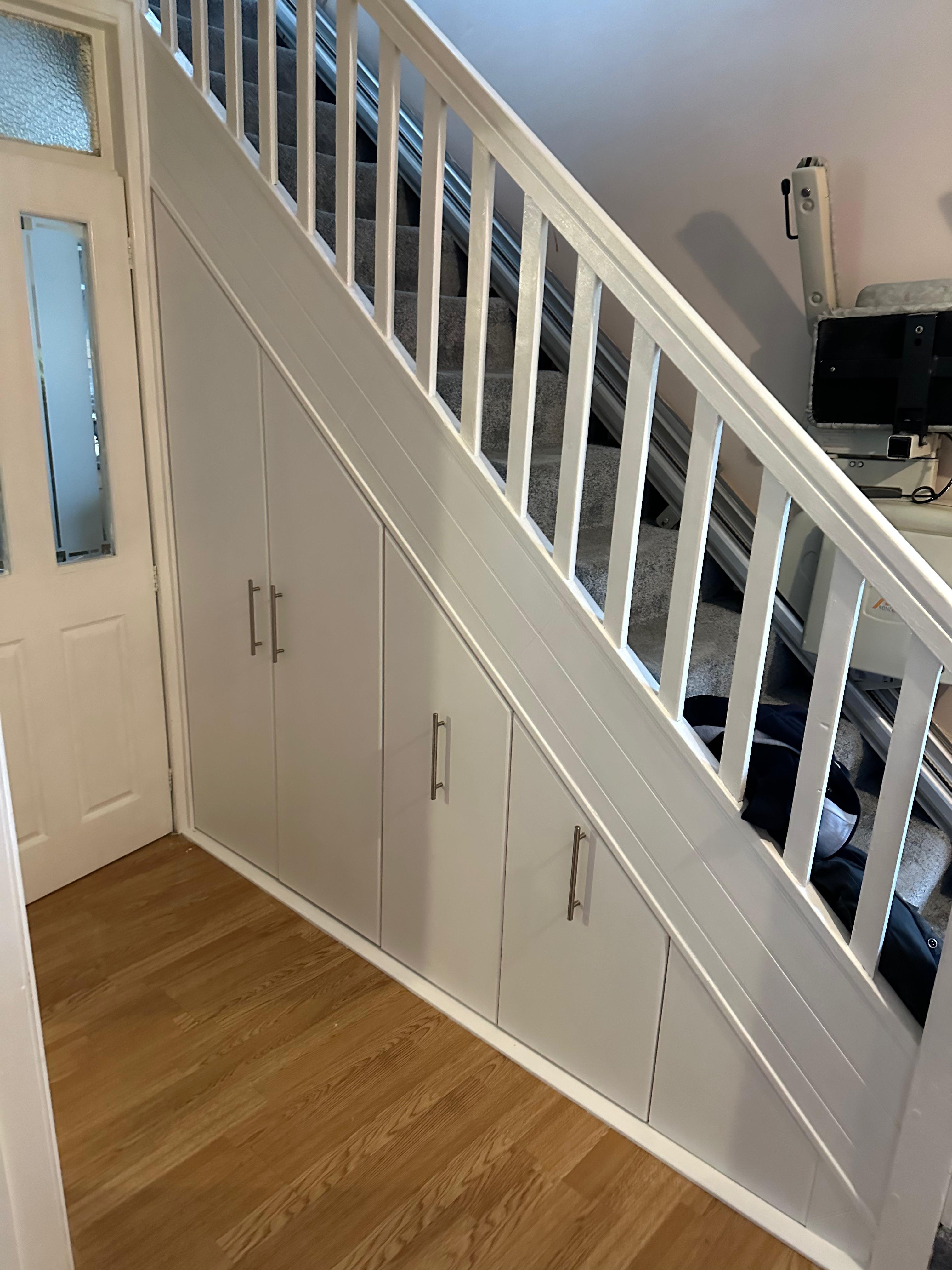 Contemporary custom carpentry project