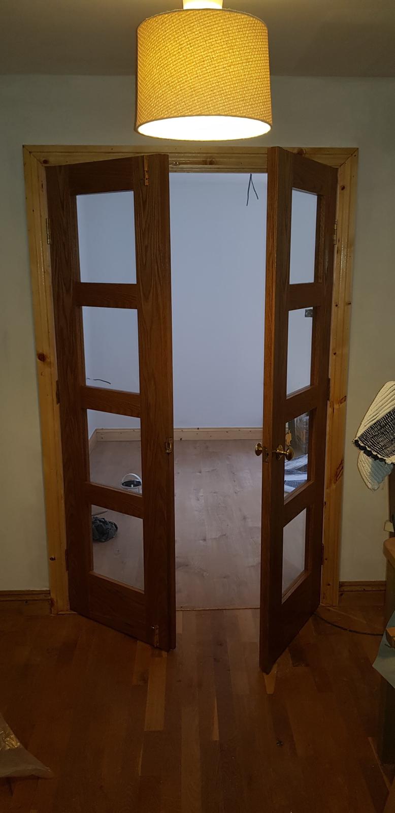 High-end carpentry project with premium materials